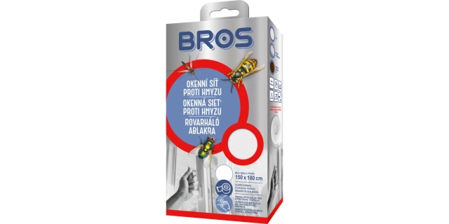 BROS – okenní síť proti hmyzu 150x180                                                                                                                                                                                                                     